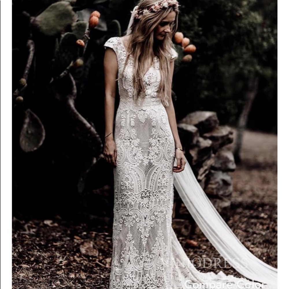 NWT Boho Lace Wedding Dress